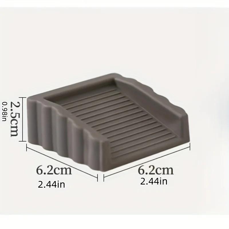 Bloc d'arrêt de porte en Silicone, 2 pièces, butoir de porte à cale, pour maison et bureau, retenue