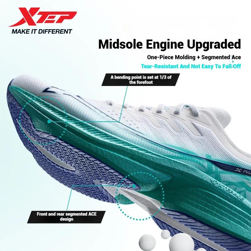 Xtep une pièce modèle 3.0 hommes chaussures de course 2025 printemps confortable stabilité coussin r