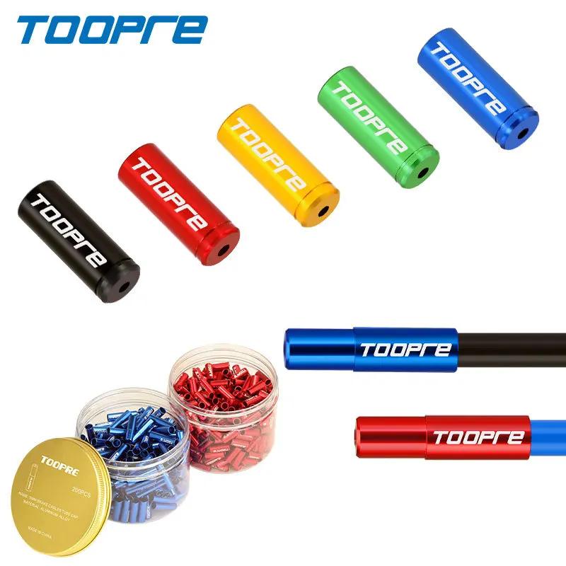 TOOPRE 10 pièces/lot bouchon de câble de vélo en alliage d'aluminium 4mm 5mm vtt vélo de route chang