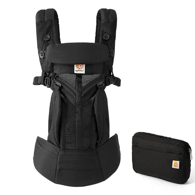 Egobaby-Sac à dos ergonomique respirant en coton Omni Baby Electrolux, support initié, ceinture à la