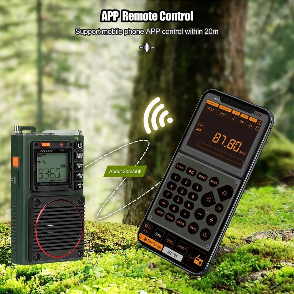 Retekess-Radio FM portable à ondes courtes, radio AM FM, mini radio amateur, radio AmPueband d'urgen