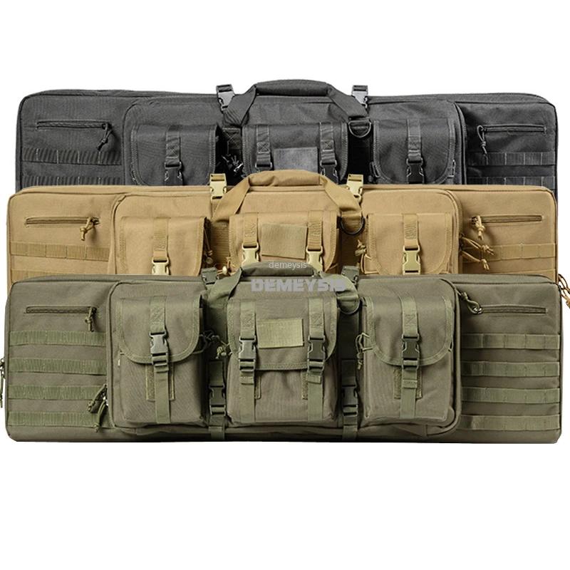 DulDouble-Mallette de rangement rembourrée pour fusil de chasse Airsoft, sac à dos pour odoret magaz