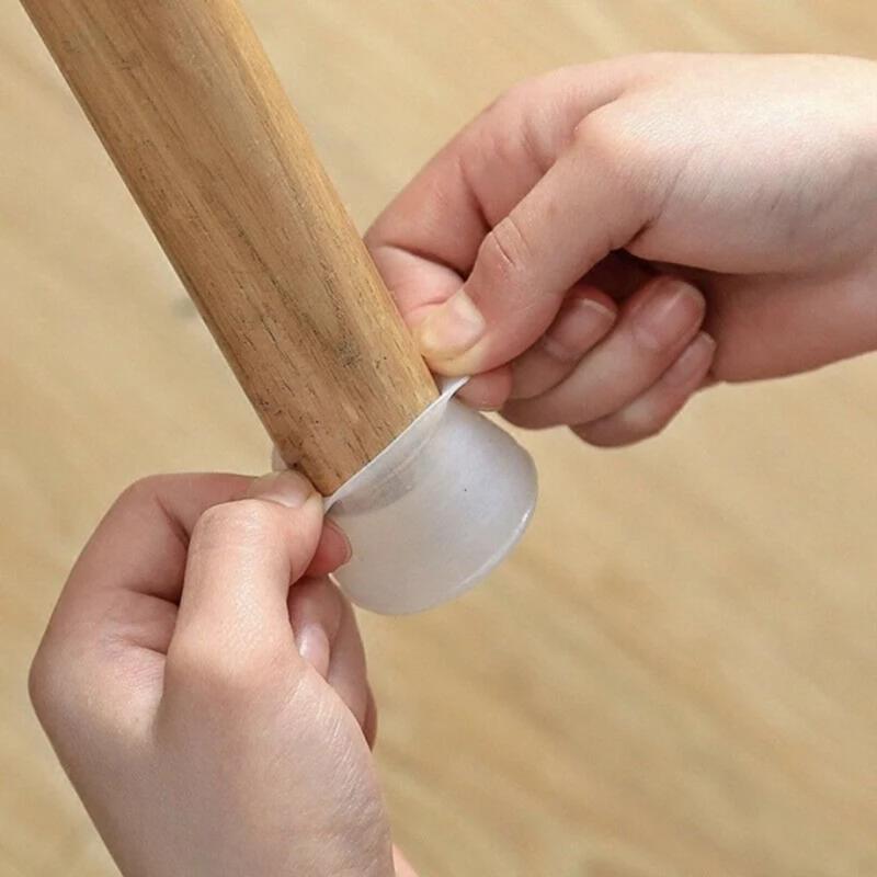 Juste de protection des pieds de meubles en PVC, coussretours de pieds de table, protecteur de sol p