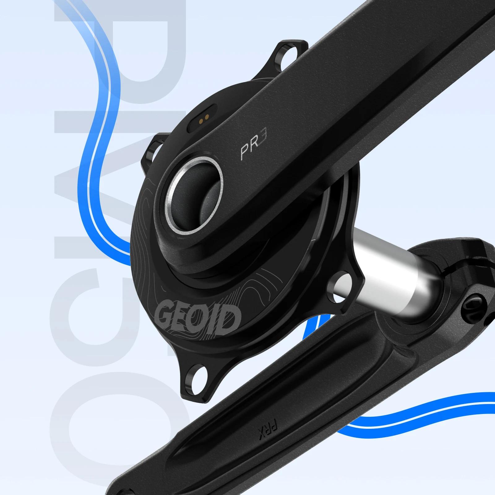 GEOID PM500 Base compteur de puissance de vélo 4 boulons 110BCD 24mm pédale double face Balance four