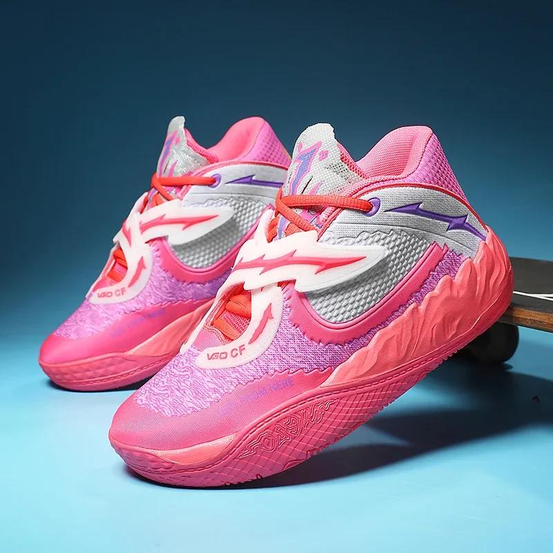 Hommes chaussures de basket-ball chaussures de sport en plein air unisexe course respirant athlétiqu