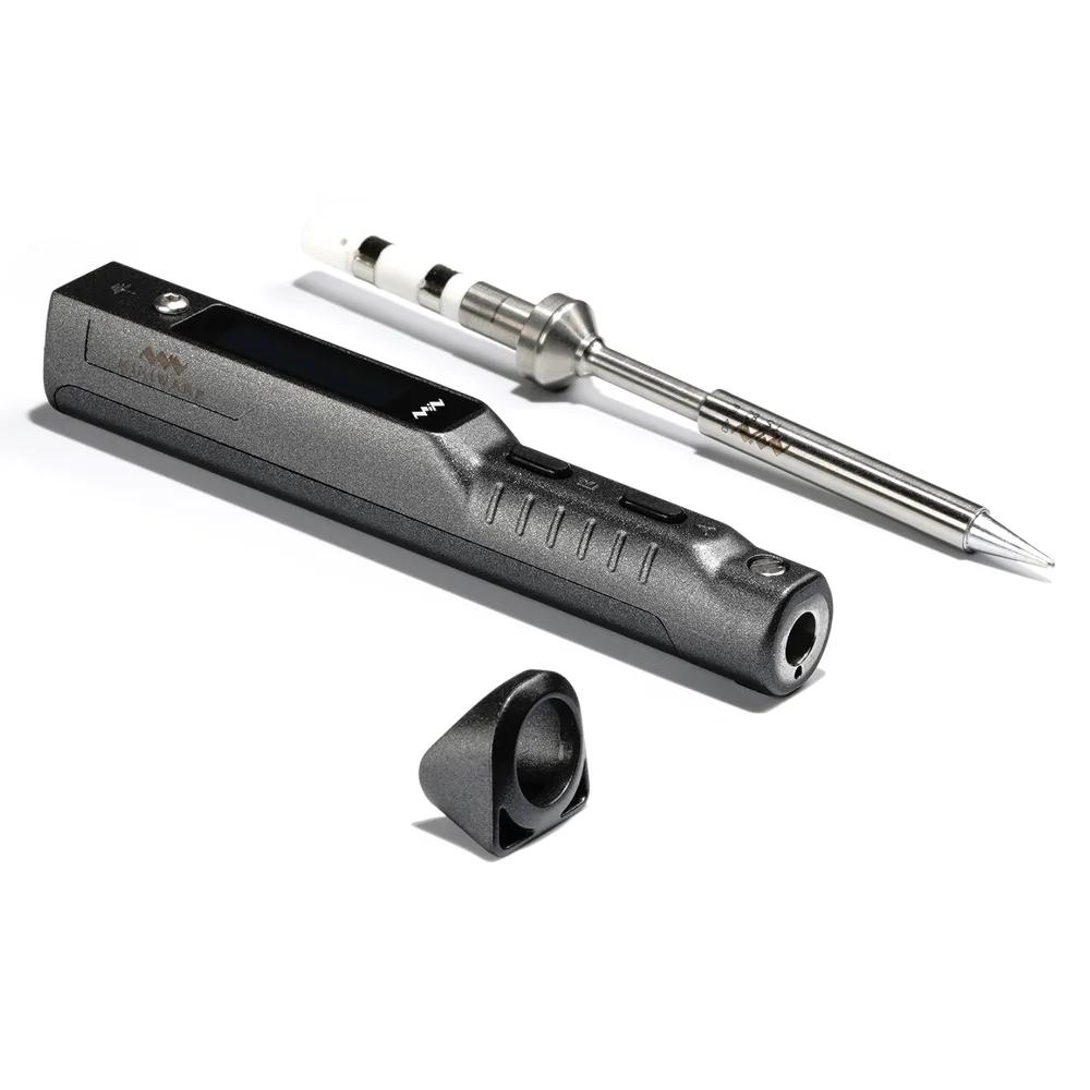 MINIWARE – fer à souder TS101, Portable, température réglable, pointe de Station de soudage numériqu