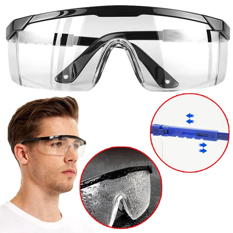 Lunettes de sécurité pour le travail, protection des yeux, anti-éclaboussures, coupe-vent, anti-pous