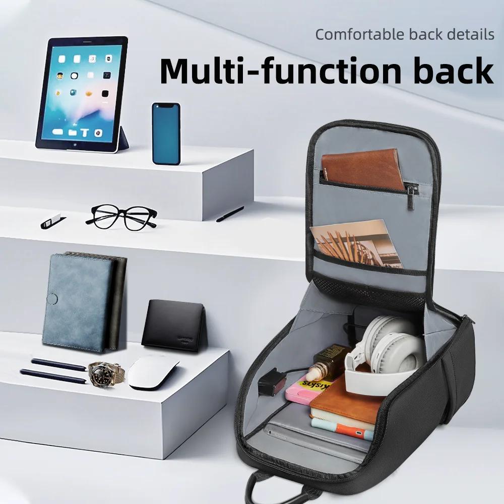 HcanKcan mode hommes sac à bandoulière multifonction USB sac à bandoulière étanche sac de messager t