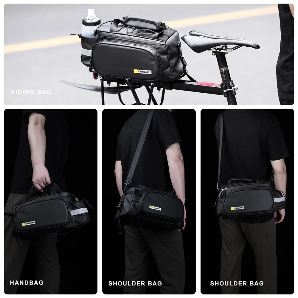 Rhinowalk Vélo Rack Sac Route VTT Vélo Porte Sac Coffre Pannier Vélo Multifonctionnel Grande Capacit