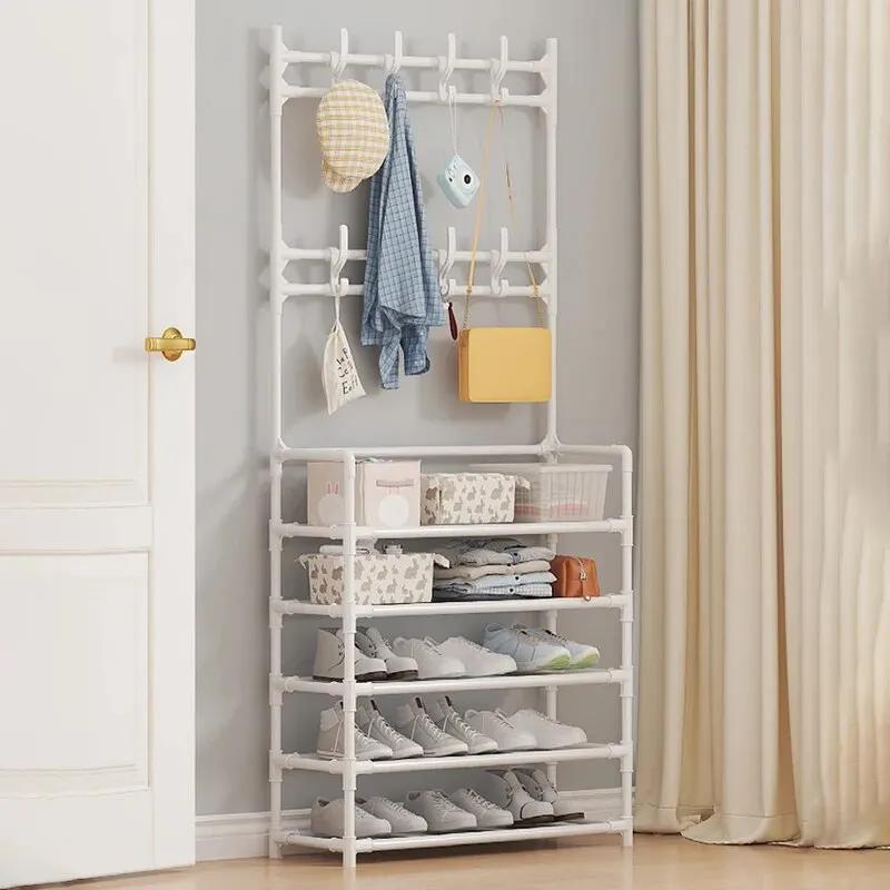 Étagère à chaussures à cinq couches, étagère à chaussures Simple, support de rangement intégré, étag
