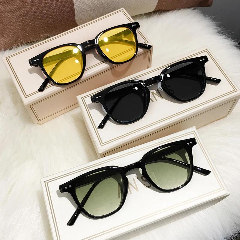Nouvelles Lunettes de Soleil Carrées Vintage pour Femmes et Hommes, Marque de Luxe, Petites Lunettes