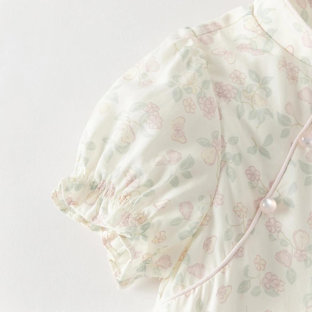 Robes en maille pour filles Dave Bella, robes d'été pour enfants, vêtements pour enfants, robe éléga