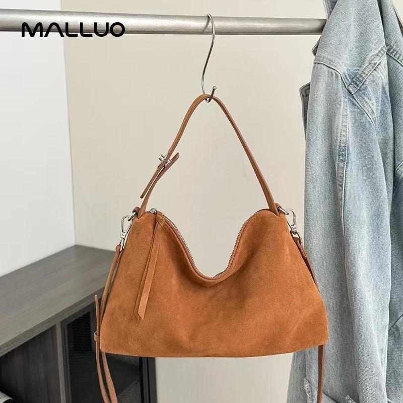 Sacs à bandoulière en cuir de vache en daim pour femmes, grand fourre-tout Boston en daim souple et