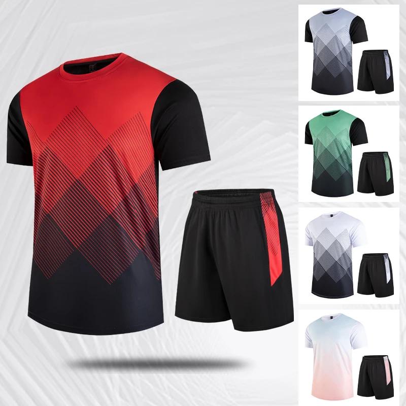CHRLCK – vêtements de Fitness en soie glacée, T-shirt à séchage rapide, costumes unisexes à manches