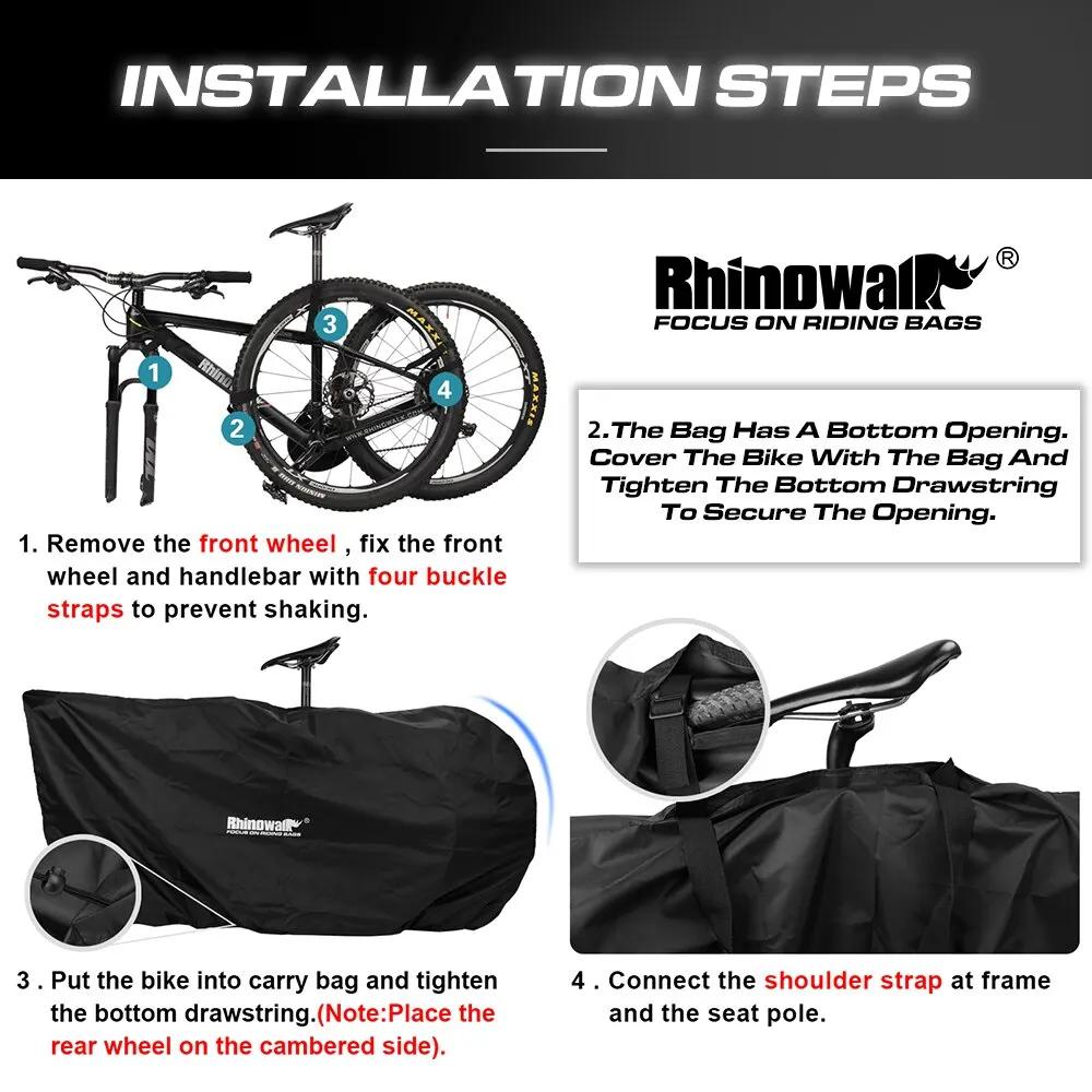 Bal inowalk-Juste de sac de rangement pour vélo de route, portable, convient à 27.5 "et moins, VTT,