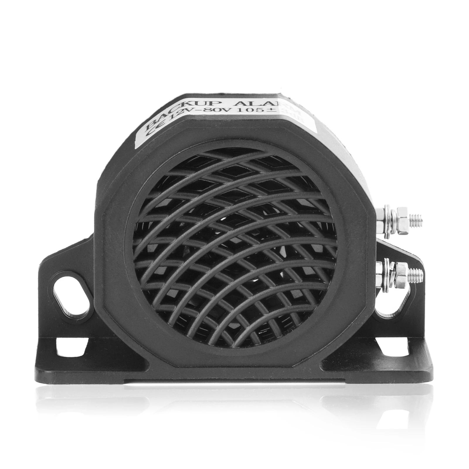 Sirène de secours décibel 105dB, Beeper, alarme sonore, 12V 24V-80V, klaxon de véhicule pour voiture