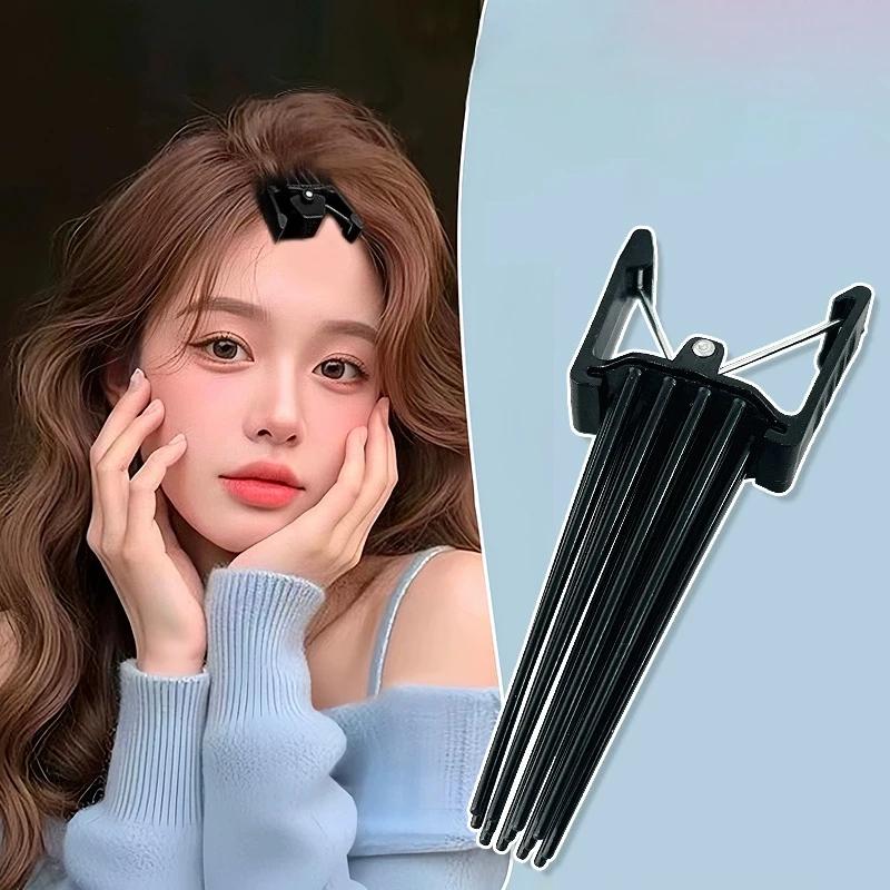 2 pièces Simple moelleux épingle à cheveux friser racine haute naturel moelleux pince à cheveux femm