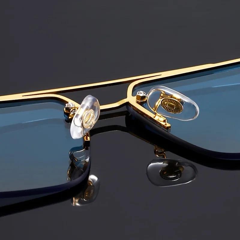 Lunettes de soleil rectangulaires à Double faisceau pour hommes et femmes, verres de soleil carrés s