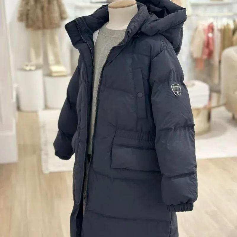 Pré-vente 2025 hiver BP bébé filles manteau rembourré avec doublure semblable à de la fourrure veste