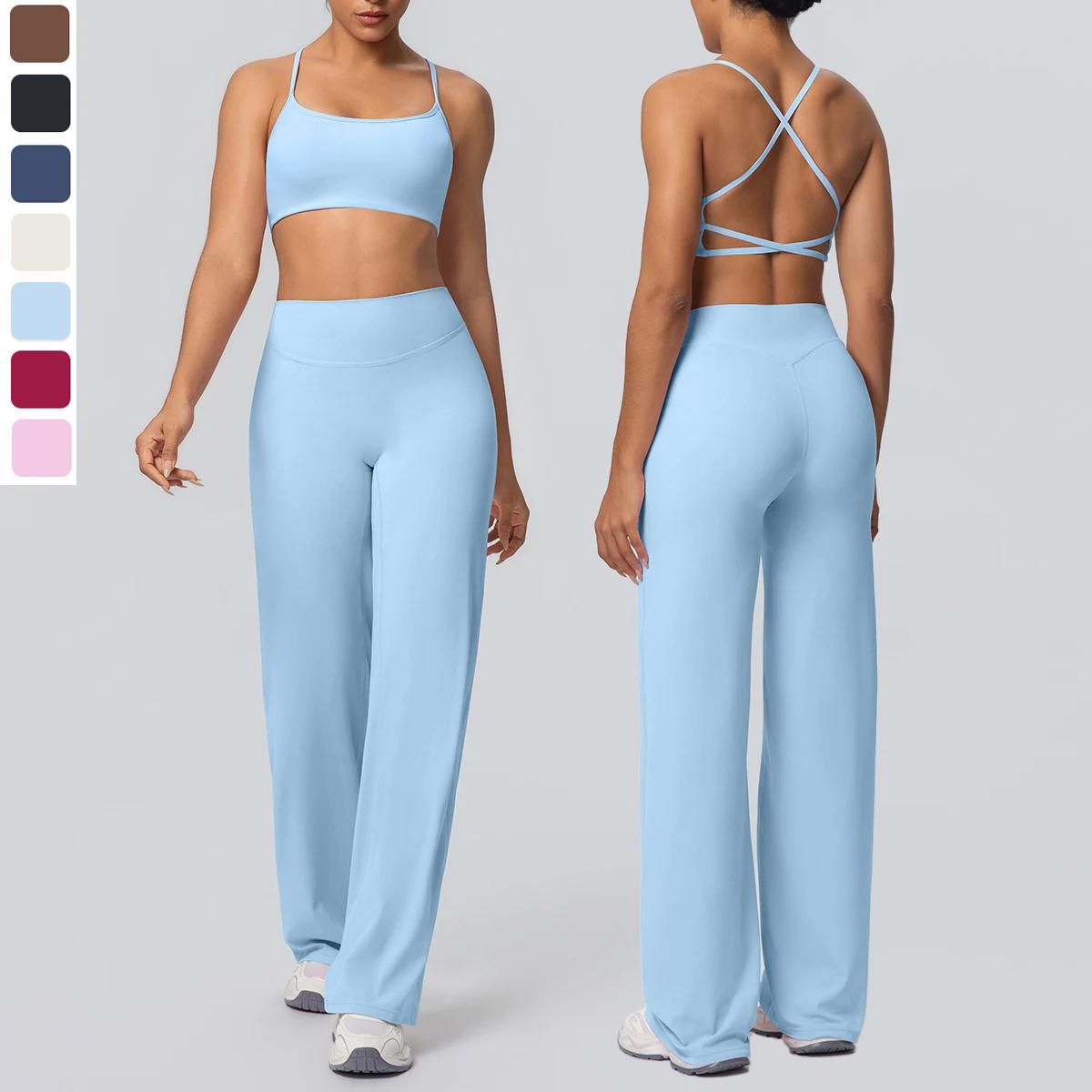 Costume de sport de Yoga pour femmes, beau dos Sexy, sous-vêtements de Yoga avec coussinet de poitri