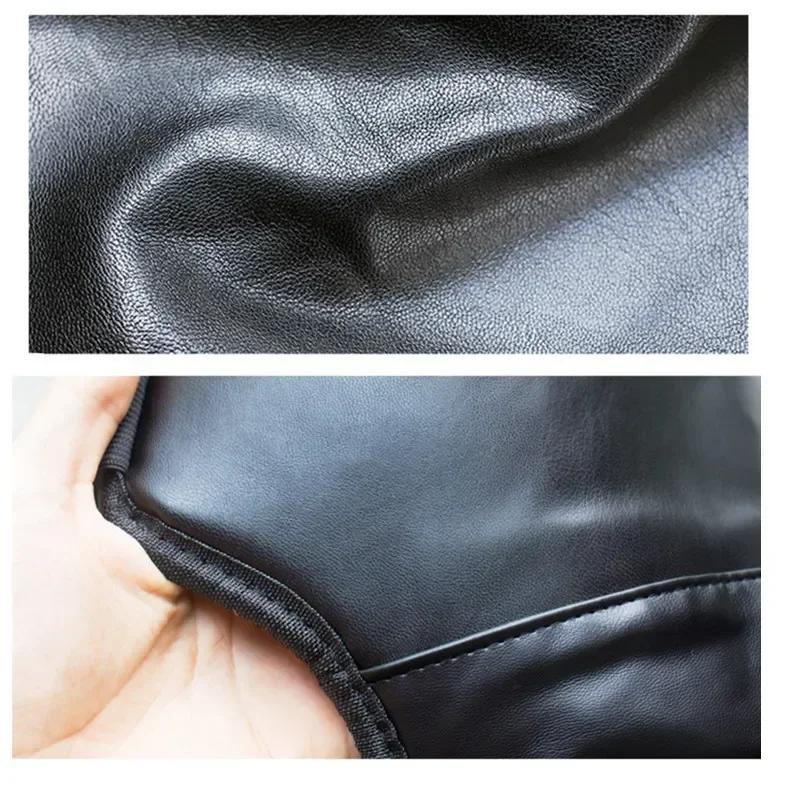 Genouillères chaudes pour moto, jambes d'équitation, coupe-vent, en cuir PU, imperméables, pour Scoo