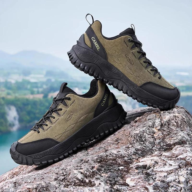 GOLDEN CAMEL chaussures de randonnée pour hommes anti-dérapant urbain chaussures d'alpinisme en plei