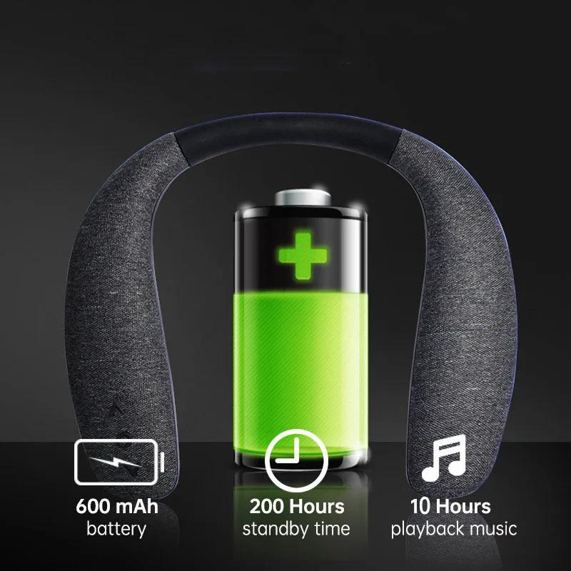 Haut-parleurs Bluetooth tour de cou haut-parleurs portables sans fil haut-parleurs sans fil extérieu