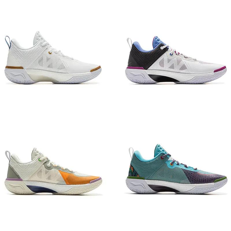 Li-Ning Chaussures de basket-ball pour hommes WADE SHADOW 6V2, chaussures de sport avec coussin BOOM