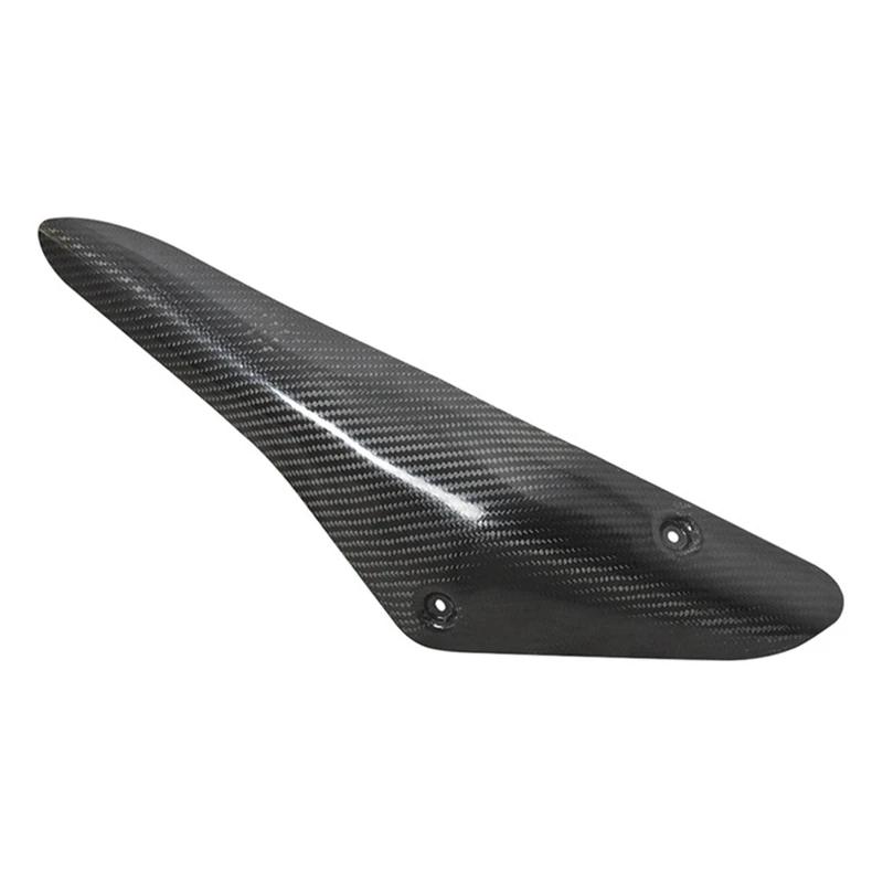 Couvercle de tuyau d'échappement en Fiber de carbone véritable, kit d'accessoires pour moto, DUKE 79