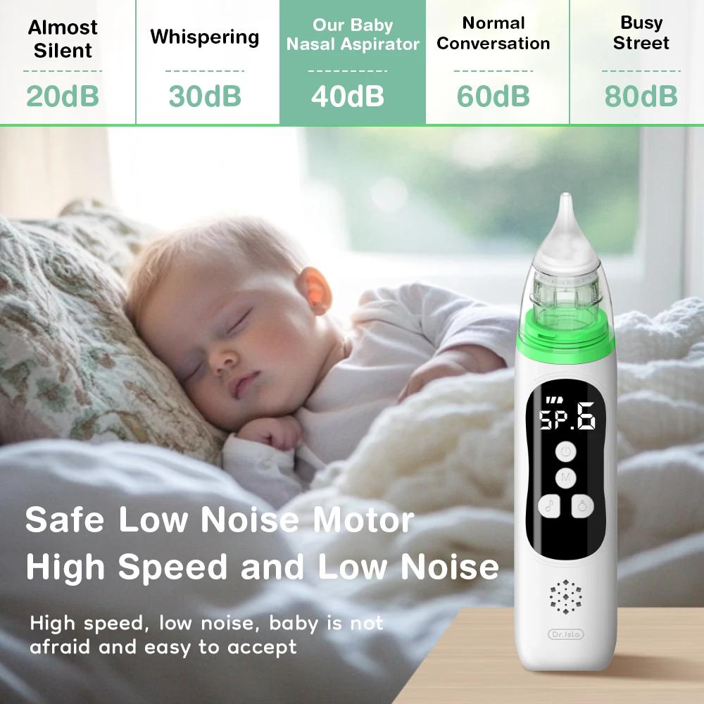MAMIJOY – aspirateur Nasal électrique pour bébé, dispositif d'aspiration du nez avec embout en Silic