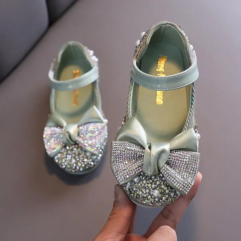 Sandales enfant en bas âge fille chaussures pour enfants perle strass brillant enfants chaussures bé