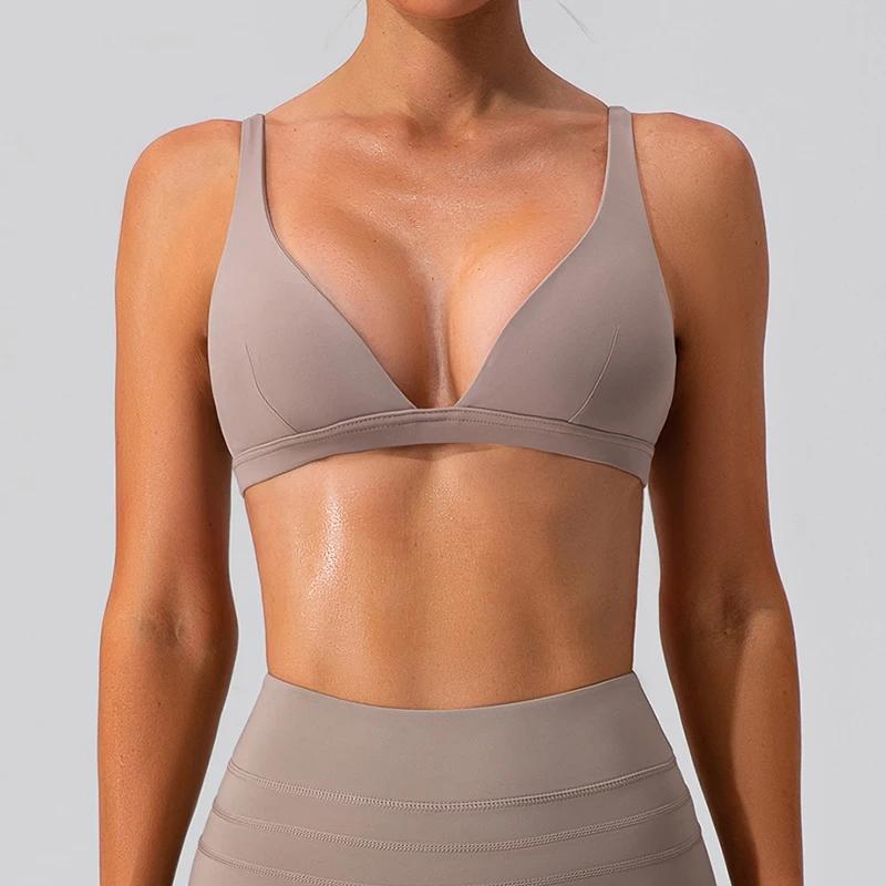 Hearuisav soutien-gorge de sport de haute qualité haut de sport Sexy femmes formation vêtements de Y