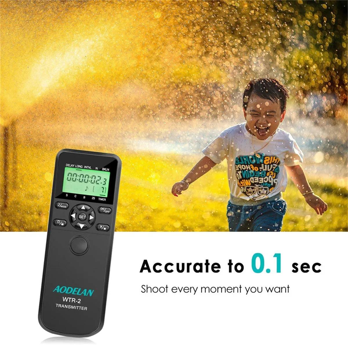 AODELAN minuterie à distance sans fil et déclencheur d'obturation d'appareil photo LCD pour certaine