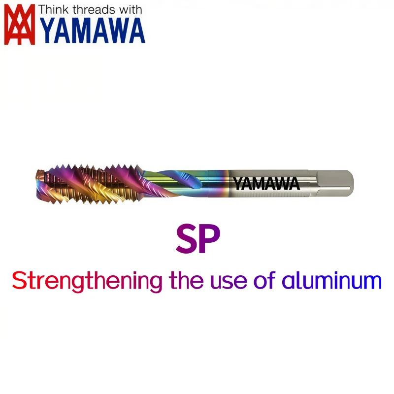 Taraud à spirale métrique YAMAWA du Japon, en acier inoxydable noir/acier au cobalt, taraud M1M2-M24