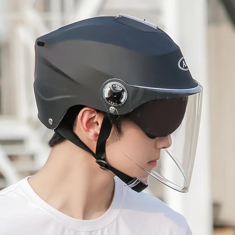 Casque de Scooter électrique été V Chopper casques de Moto cascade de sécurité Soman Articles urbain