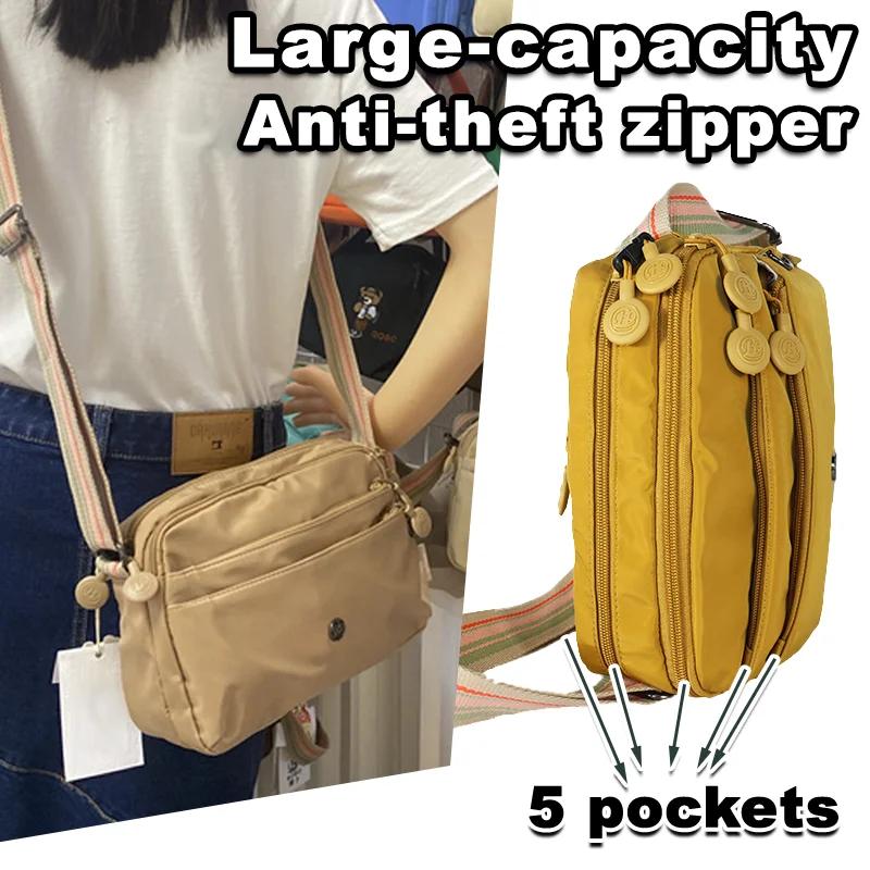 Sac à bandoulière en Nylon Ultra-léger pour femmes, sac léger à large sangle réglable, sacs de luxe