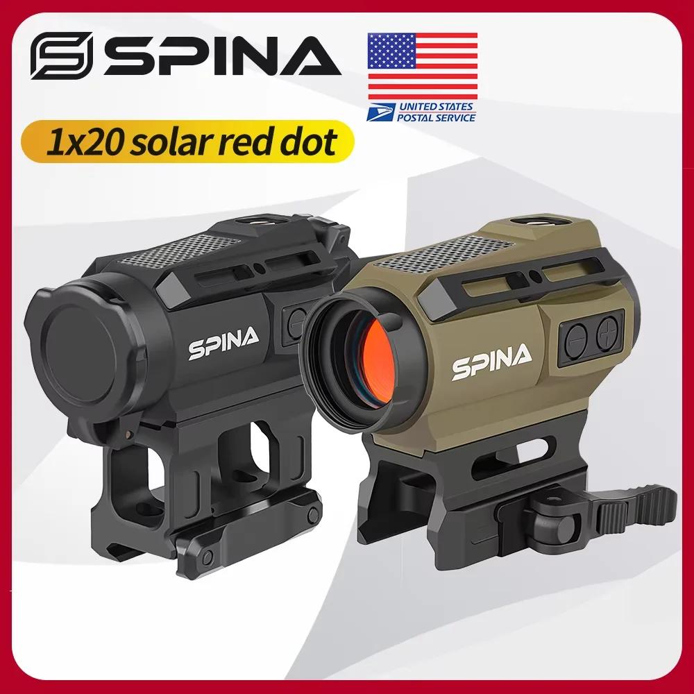 SPHR OPTICS-Lunette de visée à deux points de transformation pour la chasse, énergie solaire, HD 1x2