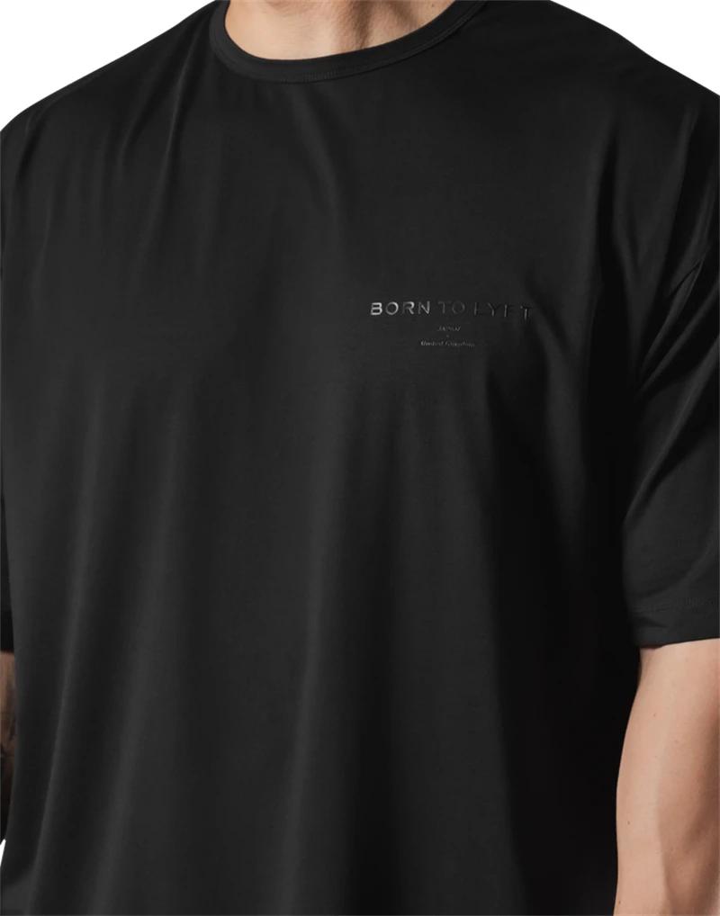 CircFT Noir Lettre Imprimer M-3XL BIG T-Coalition Hommes 100% Coton At Respzed-Chemises Hommes High