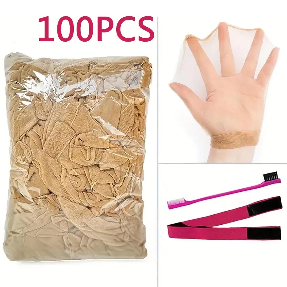 Bonnet de perruque Transparent HD de haute qualité, bas en Nylon, élastique en vrac, outil de perruq
