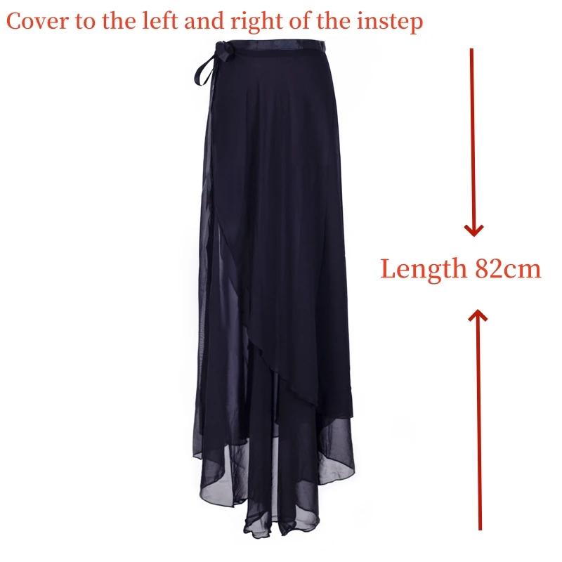 TOVEKIN adultes longues jupes de ballet en mousseline de soie femmes lyrique robe de ballet douce no