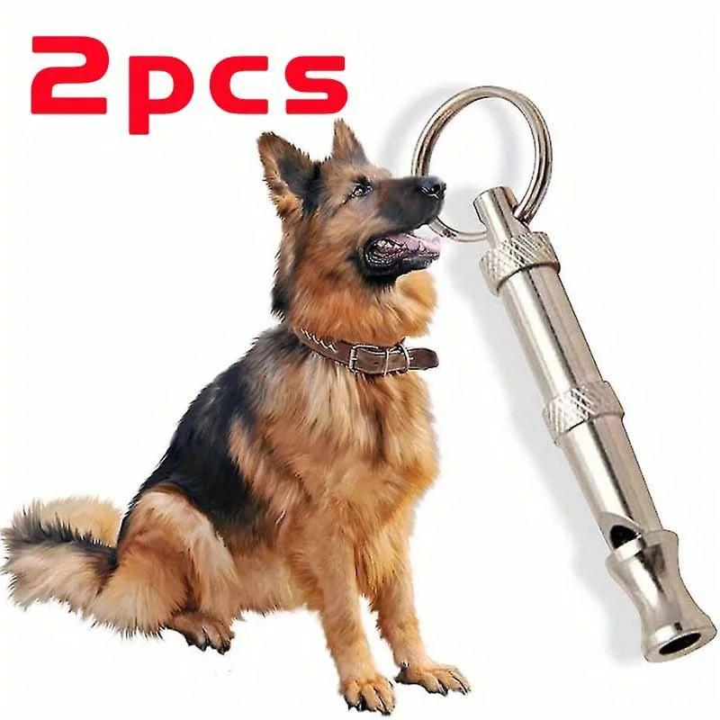 Sifflet pour arrêter d'aboyer pour chien, son réglable, porte-clés, rappel professionnel, animal de
