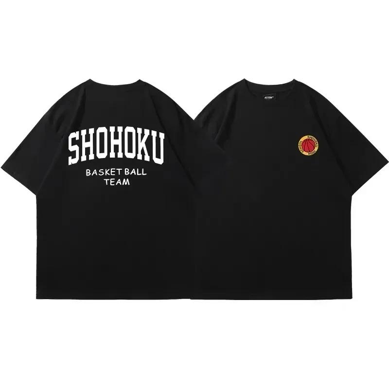 Anime japonais Shohoku Basket Ball équipe T-Shirt hommes femmes Sakuragi Hanamichi imprimer t-shirts