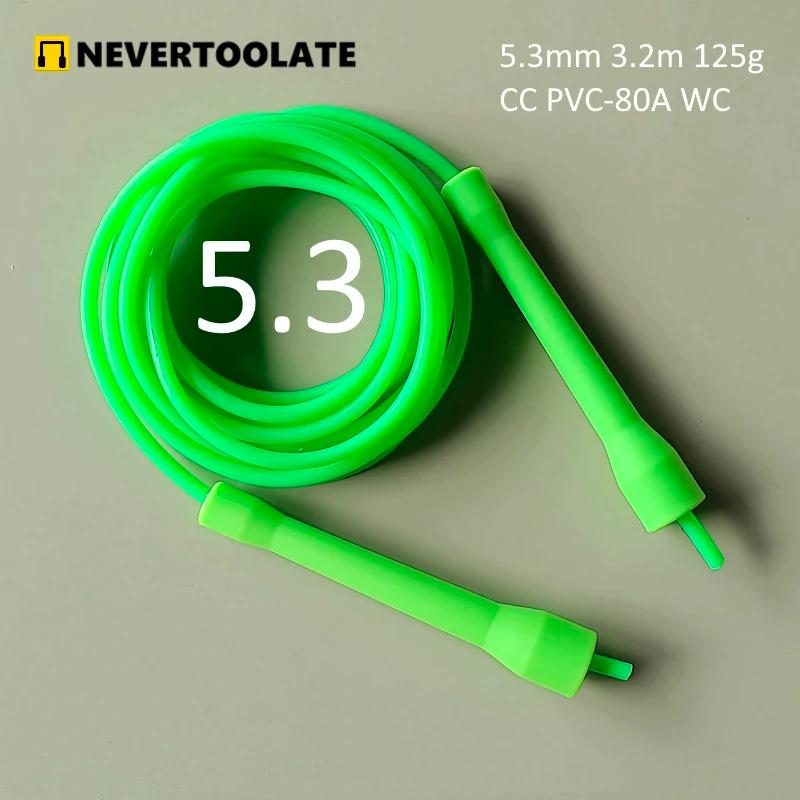 5mm 5.3mm 6mm de diamètre PVC corde CC poignée 3.2 mètres de long corde à sauter adulte vitesse cord