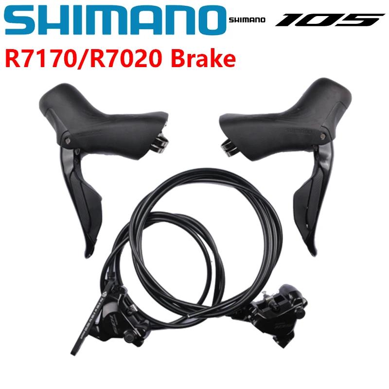 Levier de frein Shimano 105 ST-R7020 hydraulique - Commande Di2 2x12s pour vélo de route haute performance