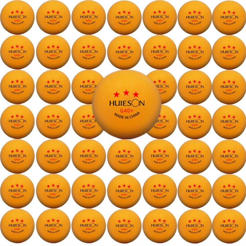 Huieson 3 étoiles 20 ~ 100 pièces balles de Ping-Pong nouveau matériau ABS 40 + balles de Tennis de