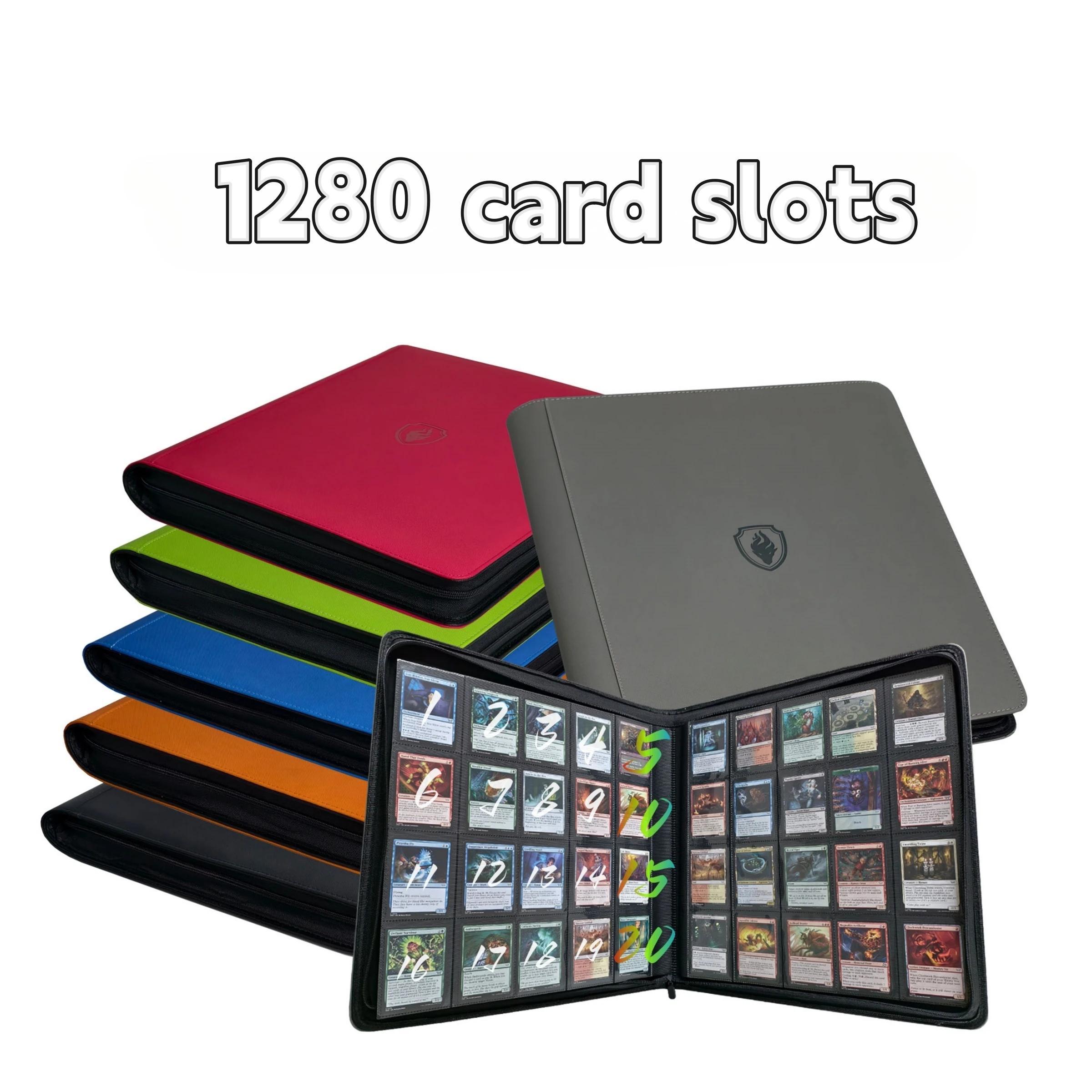 Album de cartes à collectionner avec 20 pochettes pour plus de 1280 cartes - Pages compatibles avec