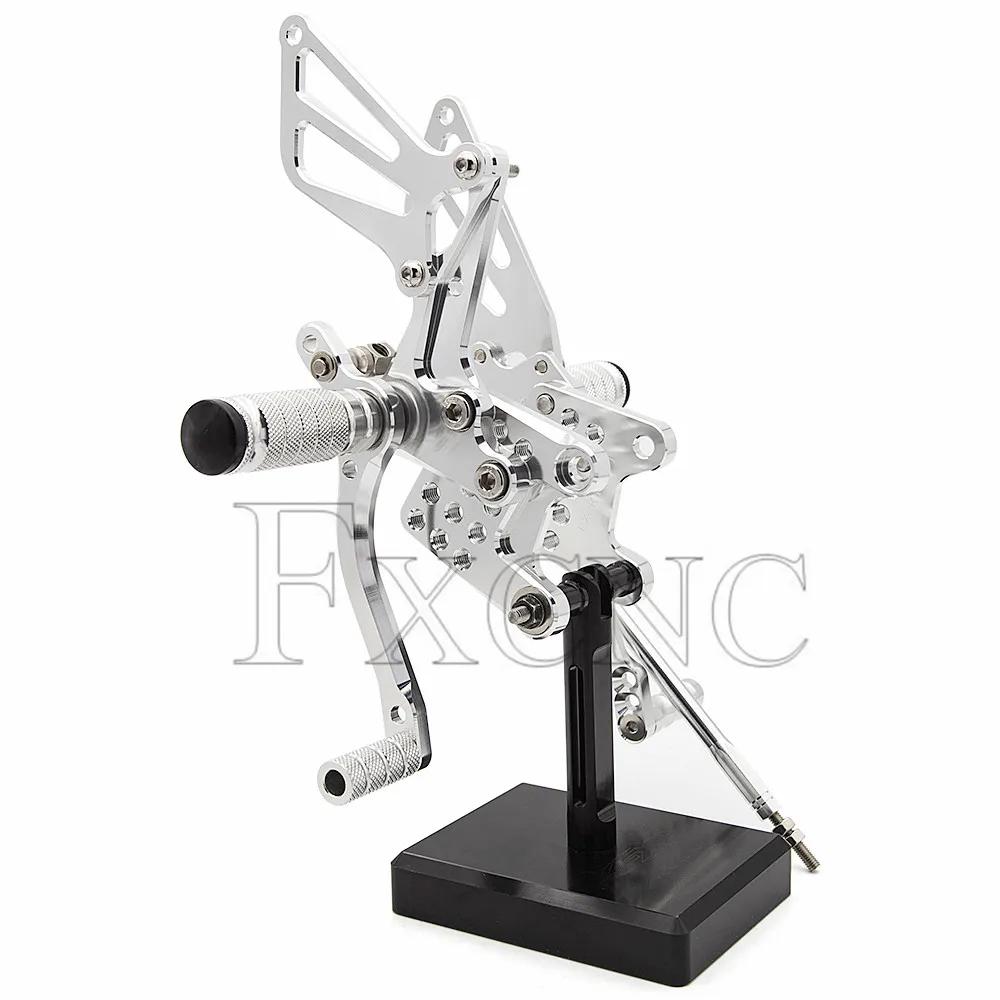 Ensemble de commandes assujettis ées CNC, repose-pieds à pédale, repose-pieds, Suzuki SV650, SV1000,