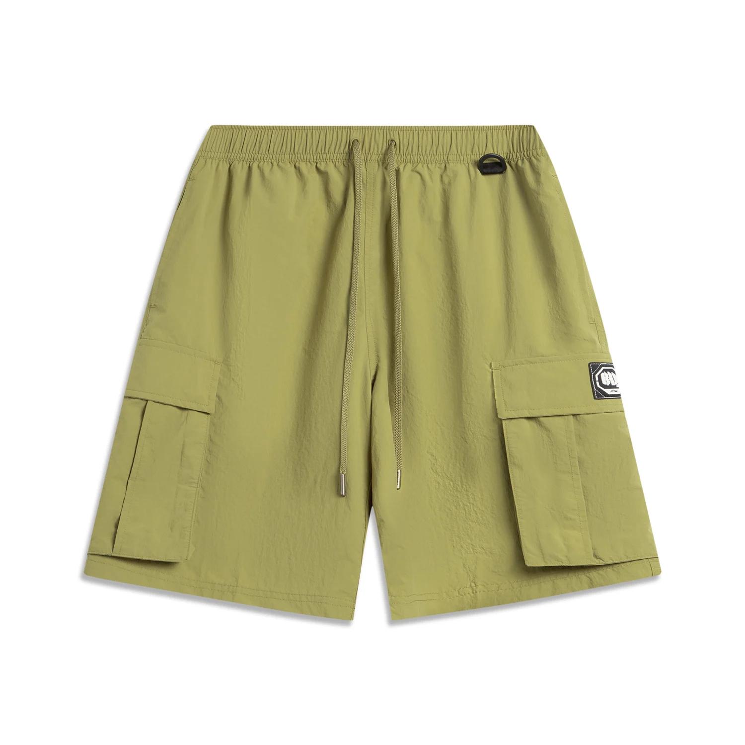 Short de basket Li-ning BADFIVE pour hommes - Coupe ample doublure respirante Polyamide bas compétition AKSV031