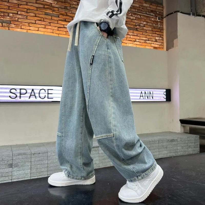 Jeans pour garçons Printemps 2026 – Pantalons tendance pour enfants de 3 à 12 ans – Pantalons décont