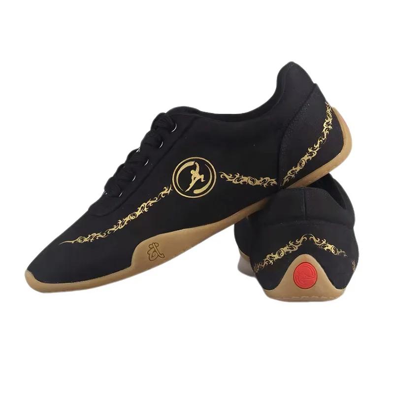 USHINE mâle toile Couple Kung Fu Tai Chi chaussures Art Martial chaussure homme baskets doux antidér